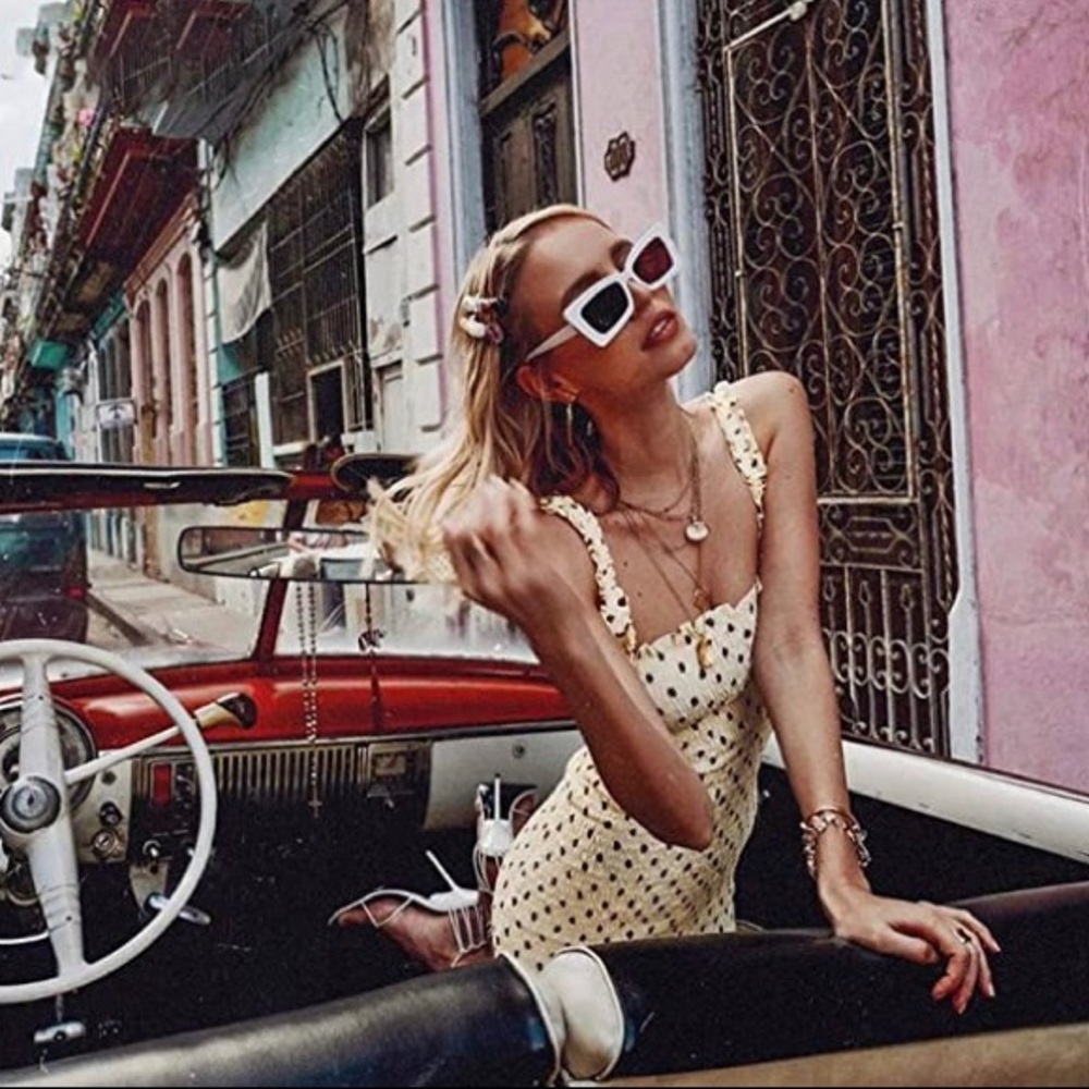POLKA DOTTED RETRO STYLE DRESS